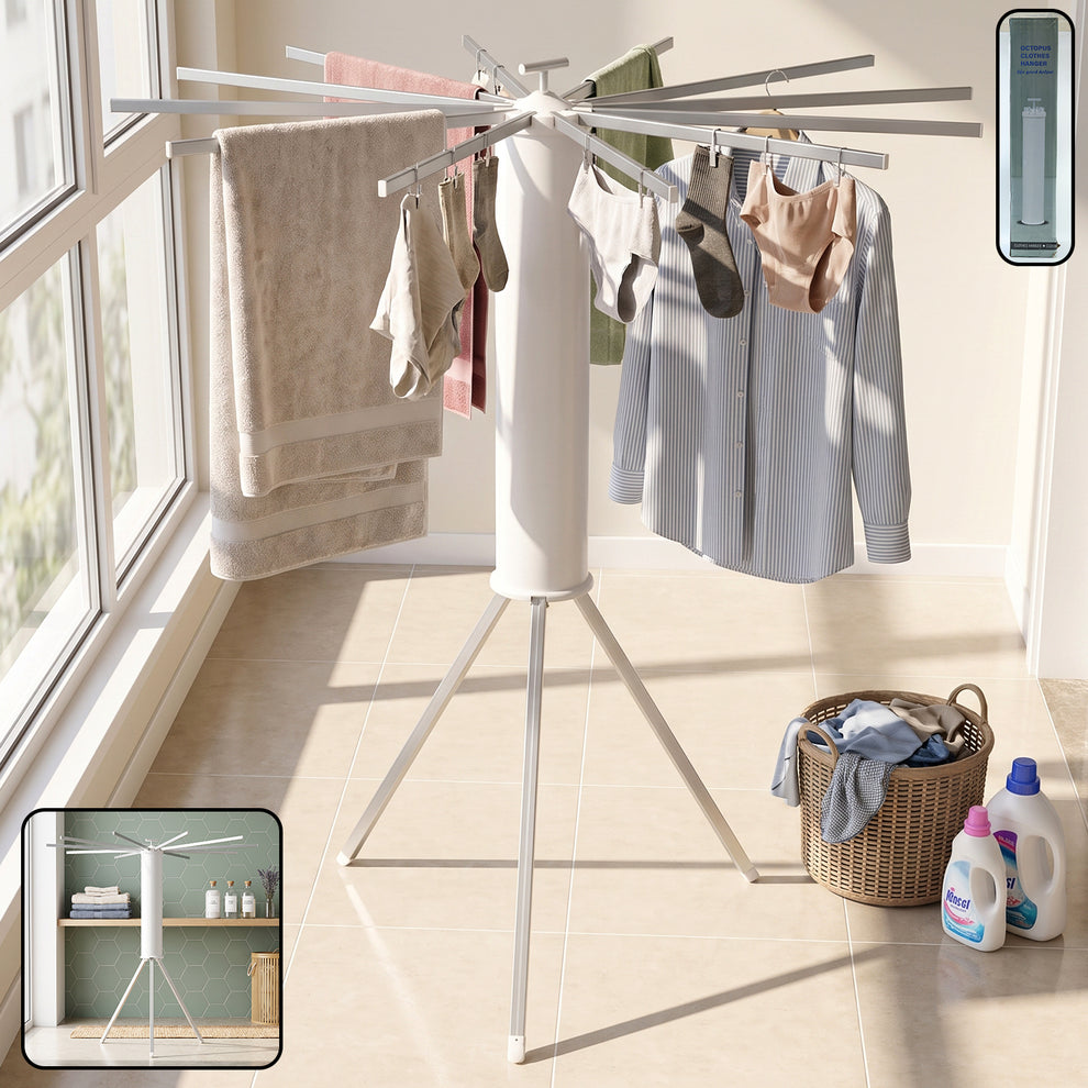 Octopus drying rack