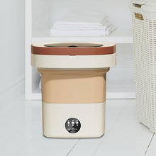 Folding washing machine