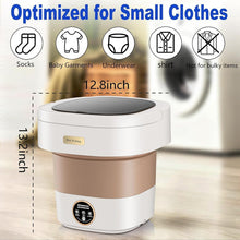 Folding washing machine