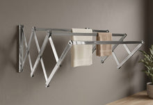Wall mounted foldable drying rack