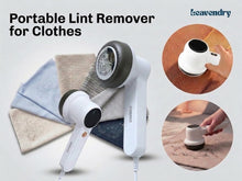 Rechargeable fabric lint remover