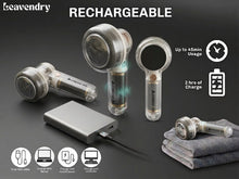 Rechargeable fabric lint remover