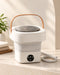 Compact foldable washing machine