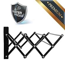 Wall mounted foldable drying rack