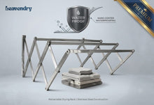 Wall mounted foldable drying rack